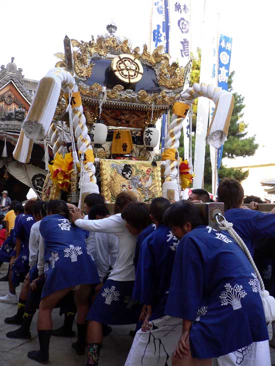 神輿の屋台入り