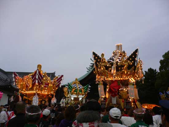 播州秋祭り 曽根天満宮秋祭り2007 屋台の練り合わせ