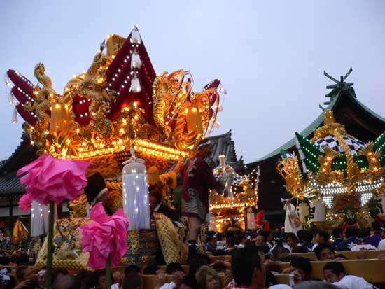 播州秋祭り 曽根天満宮秋祭り2007 屋台の練り合わせ