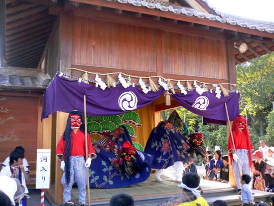 播州秋祭り 生石神社2007 獅子舞