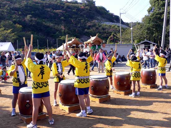 播州秋祭り 生石神社2007 子供太鼓