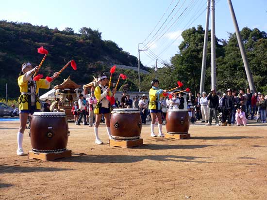 播州秋祭り 生石神社2007 子供太鼓