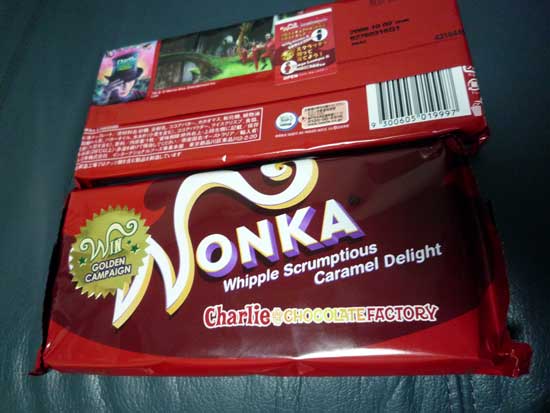 WONKAのチョコレート