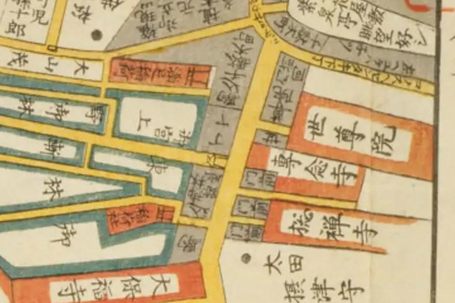 江戸切絵図 駒込絵図