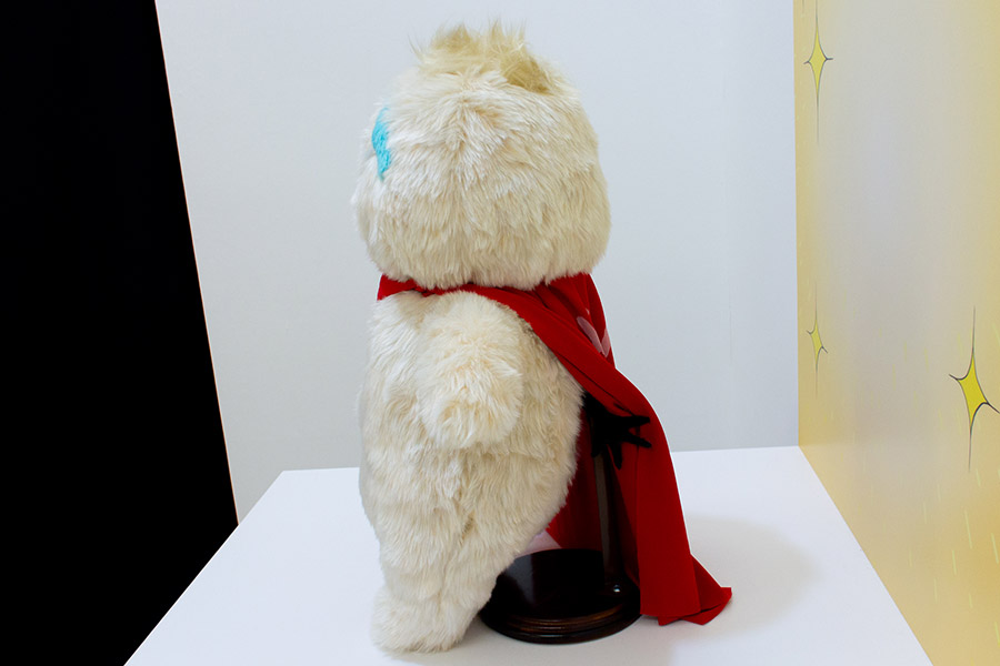 めそ展示の背面側（仕掛けの一部）