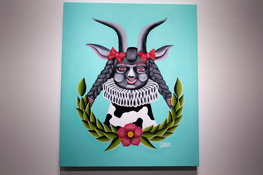 COOKIE 個展「この先 パラレル」の作品 Miss Holstein