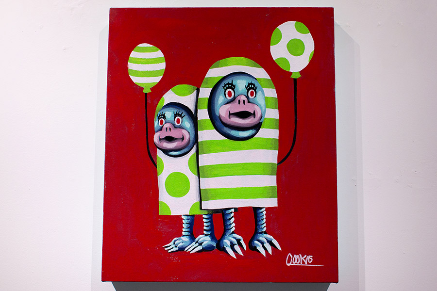 COOKIE 個展「この先 パラレル」の作品 Balloon twins