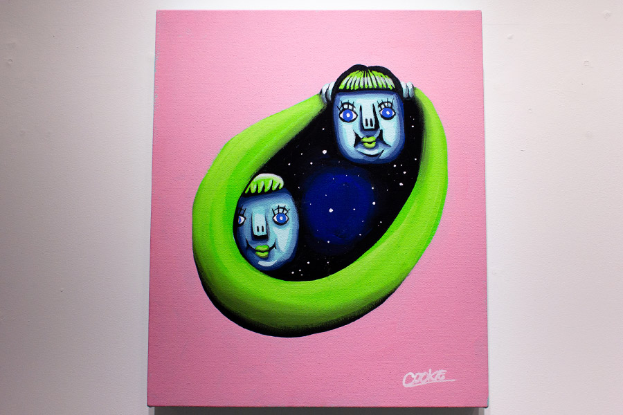 COOKIE 個展「この先 パラレル」の作品 Cosmo twins