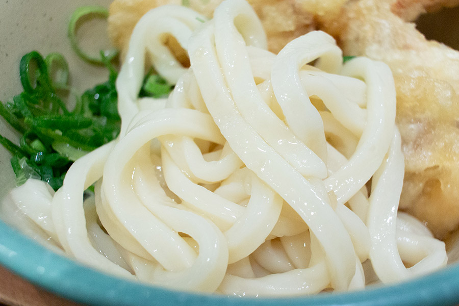 とり天ちくわ天ぶっかけ