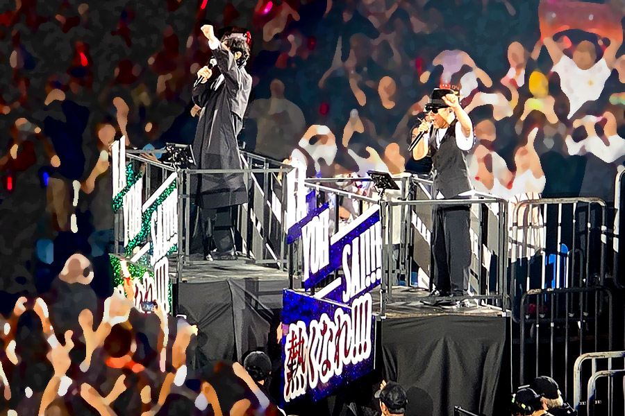 ナインティナインのオールナイトニッポン歌謡祭 2025写真撮影タイム:YAH YAH YAH