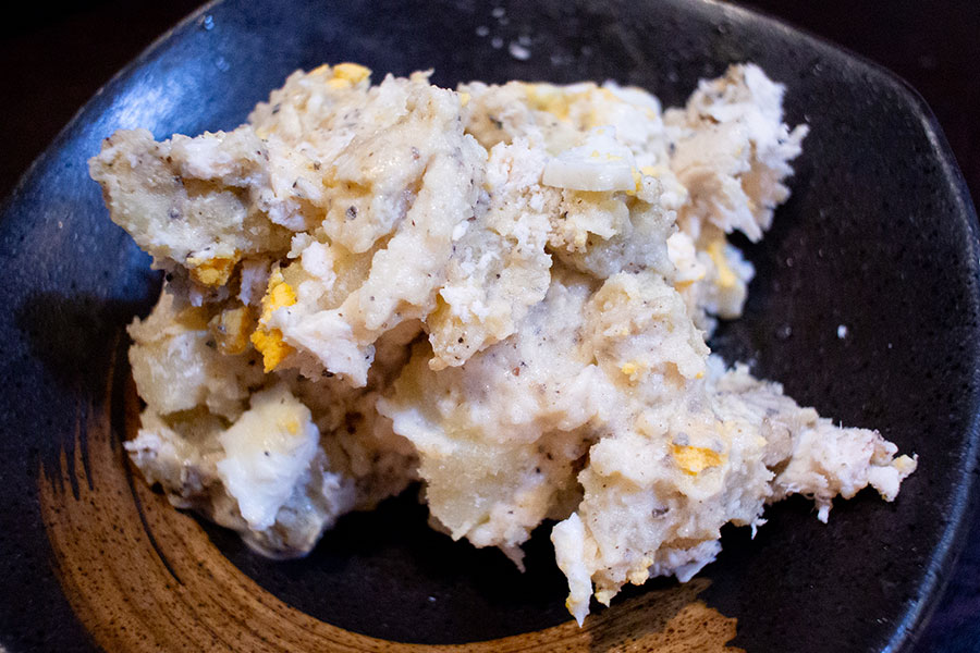 三千世堺のスパイシーポテサラ