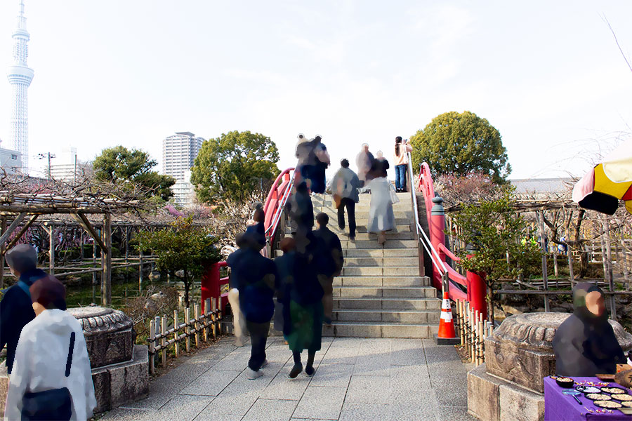 亀戸天神社 太鼓橋