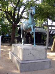 高砂神社 馬