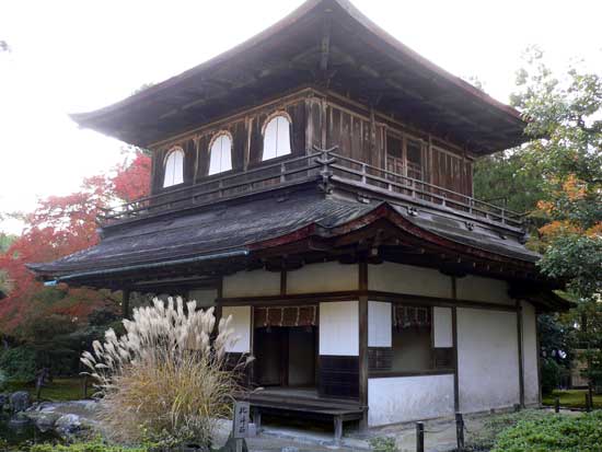 秋の銀閣寺