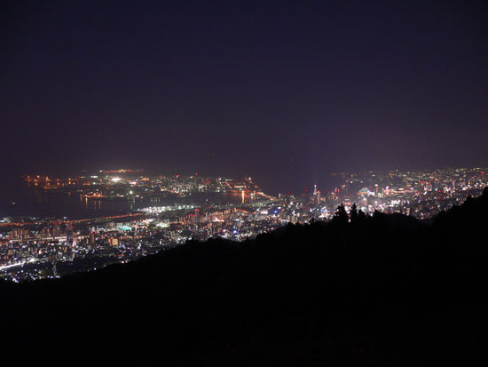 摩耶山 掬星台の夜景