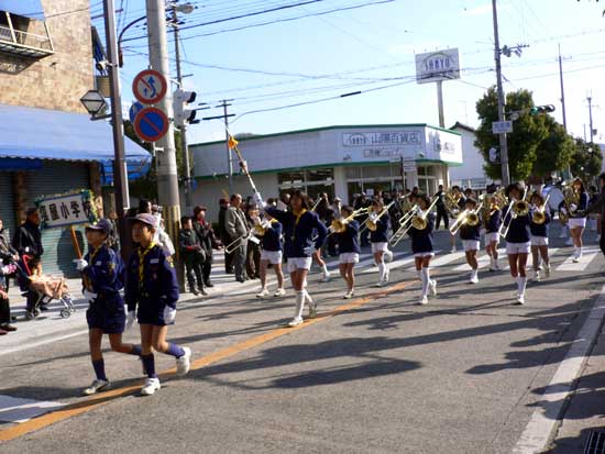 第104回赤穂義士祭 金管パレード 塩屋小学校