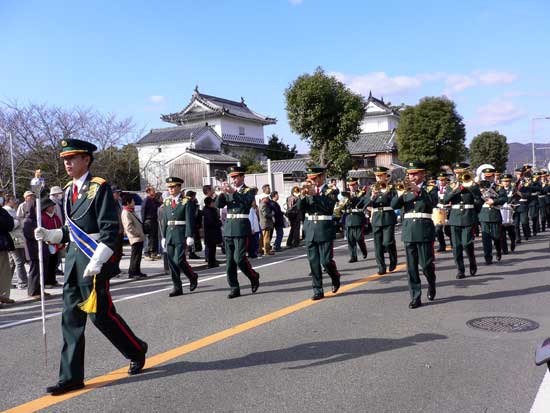 第104回赤穂義士祭 音楽隊パレード 自衛隊音楽隊