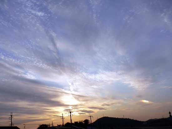 雲が綺麗な空