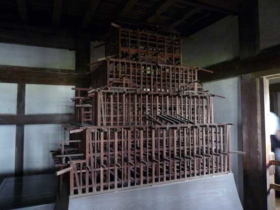 姫路城の木組