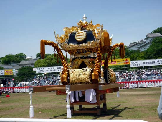 休憩時間の祭り屋台