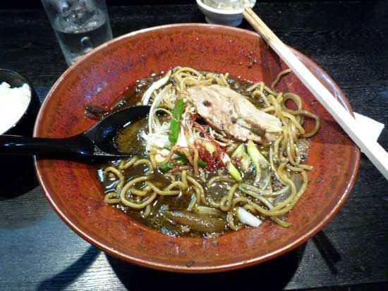 初代けいすけの黒味噌ラーメン（大盛り）（文京区本郷）