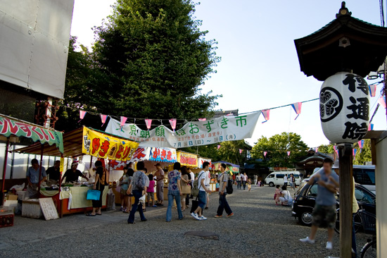 文京朝顔・ほおずき市